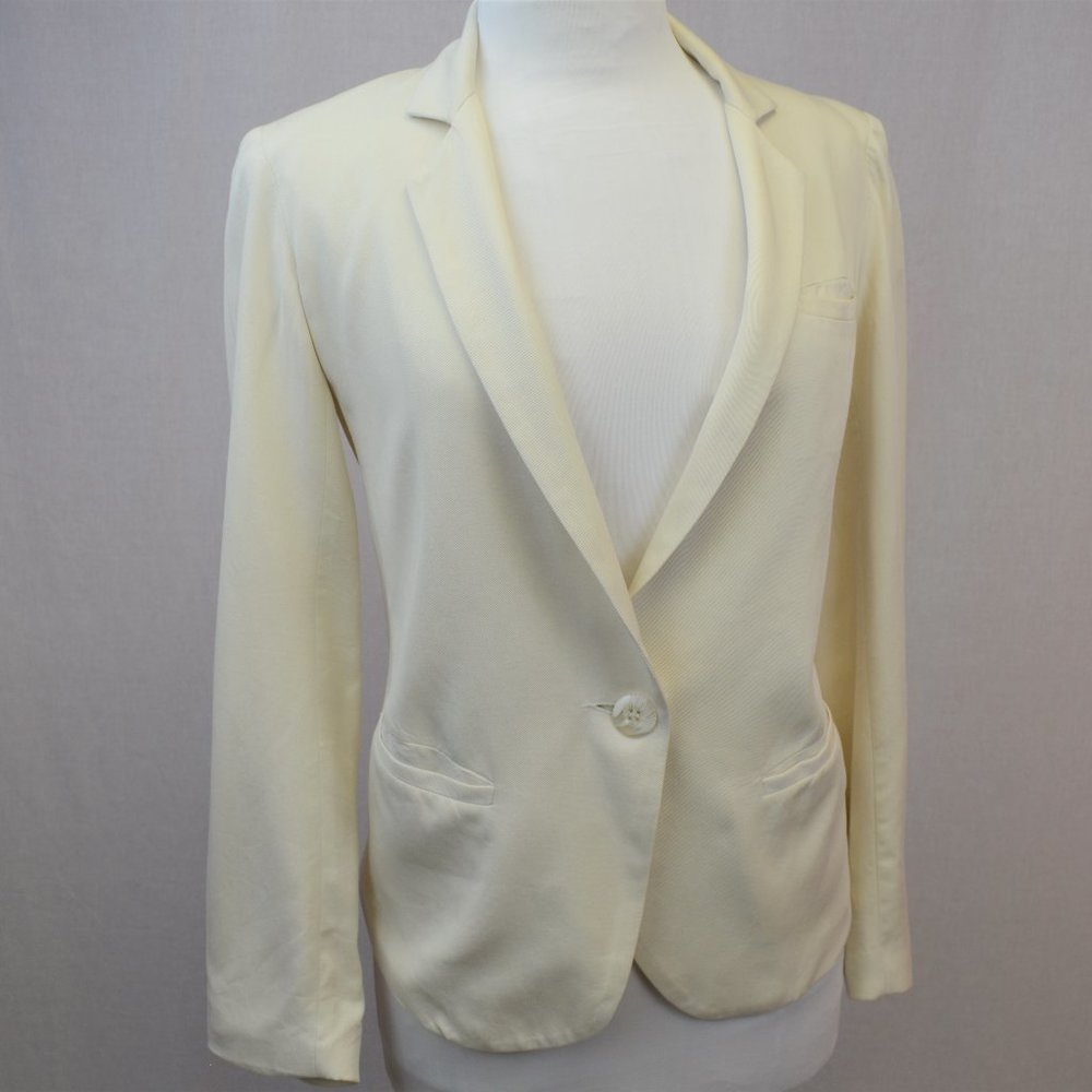 Cartonnier Anthropologie cream blazer ca 32054